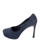 Yves Saint Laurent Rive Gauche Suede Pumps
