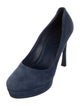 Yves Saint Laurent Rive Gauche Suede Pumps