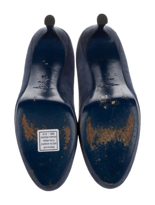 Yves Saint Laurent Rive Gauche Suede Pumps