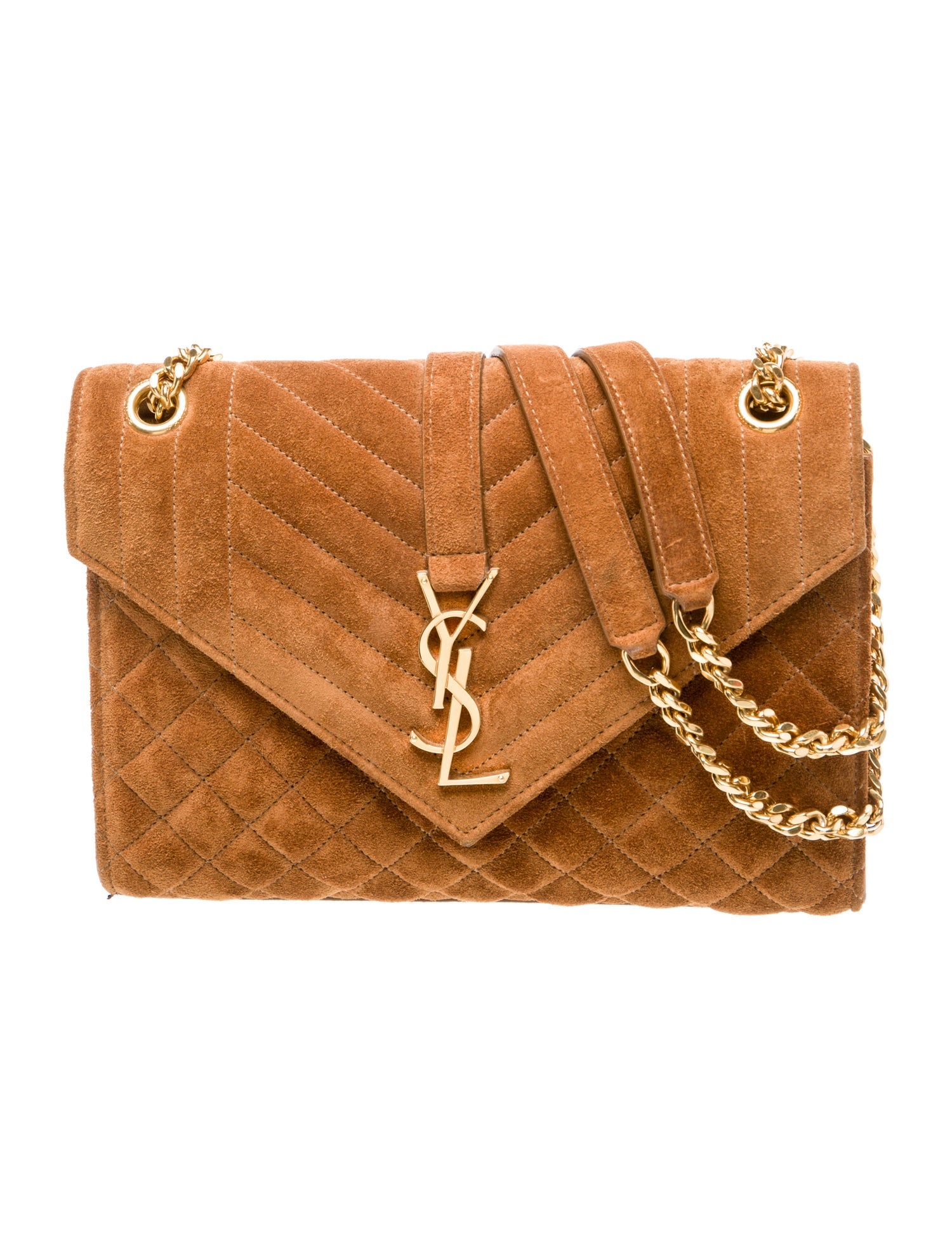 Yves Saint Laurent Suede Saint Laurent Envelope