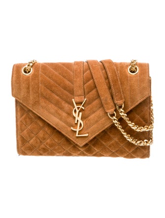 Yves Saint Laurent Suede Saint Laurent Envelope