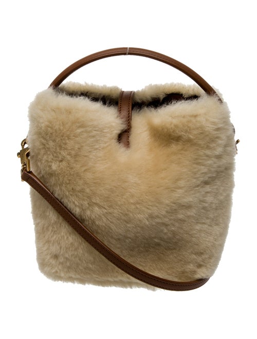 Saint Laurent Shearling Leather Le 5 à 7 Mini 2024