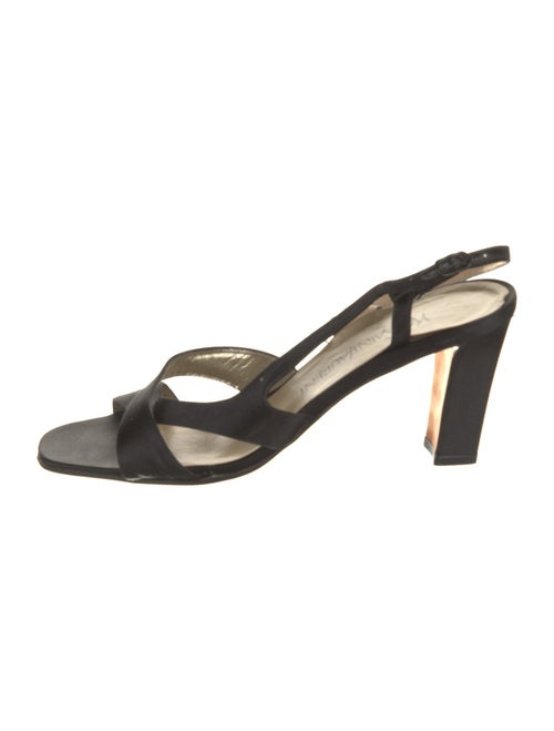 Yves Saint Laurent Satin Slingback Sandals