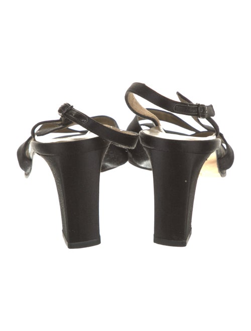 Yves Saint Laurent Satin Slingback Sandals