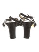 Yves Saint Laurent Satin Slingback Sandals