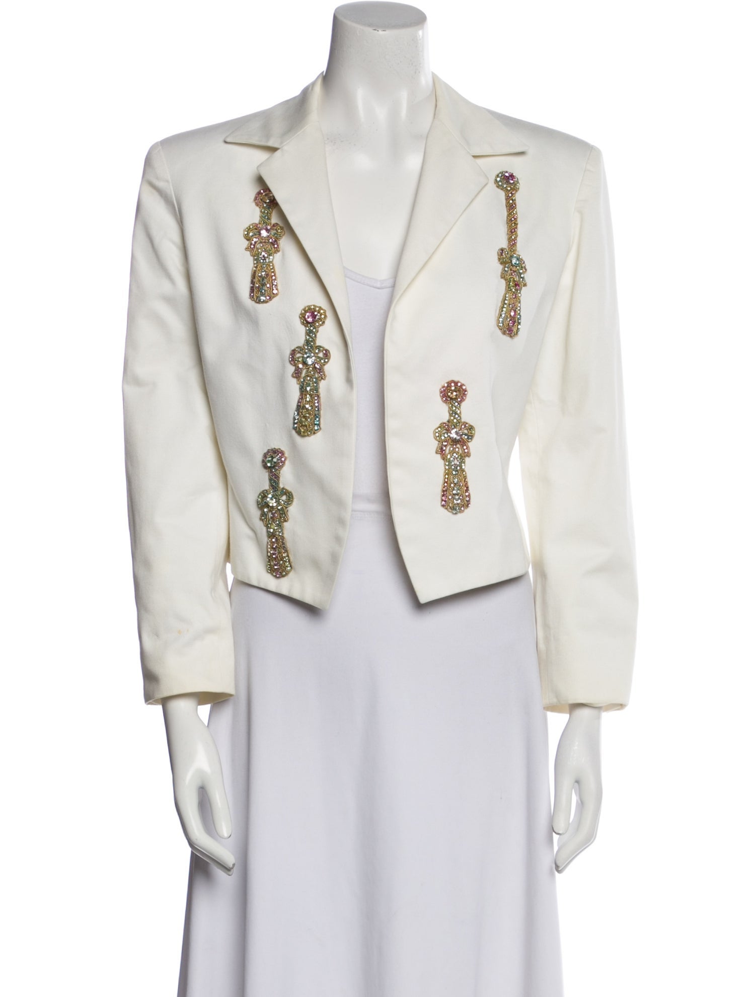 Yves Saint Laurent Floral Print Blazer