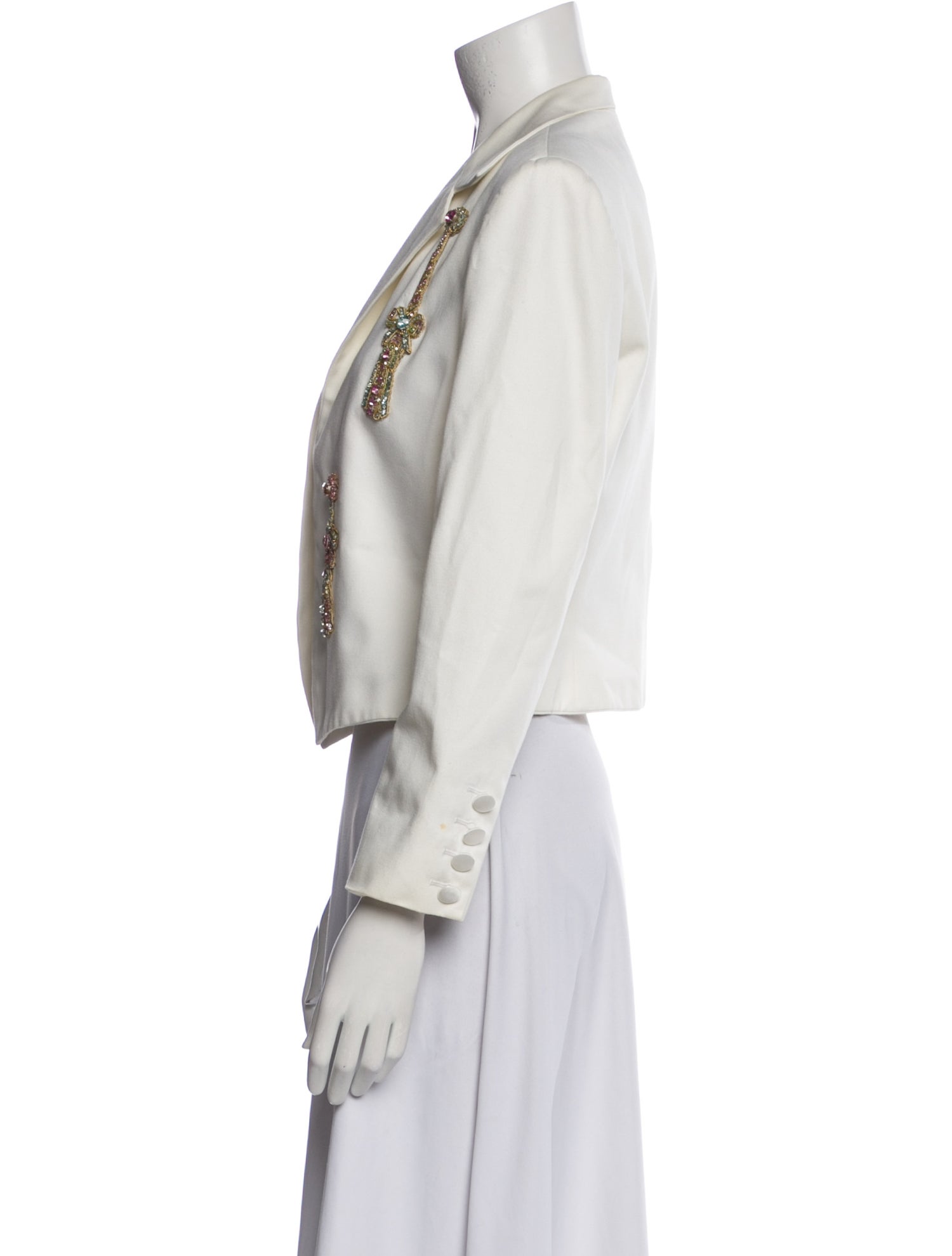 Yves Saint Laurent Floral Print Blazer