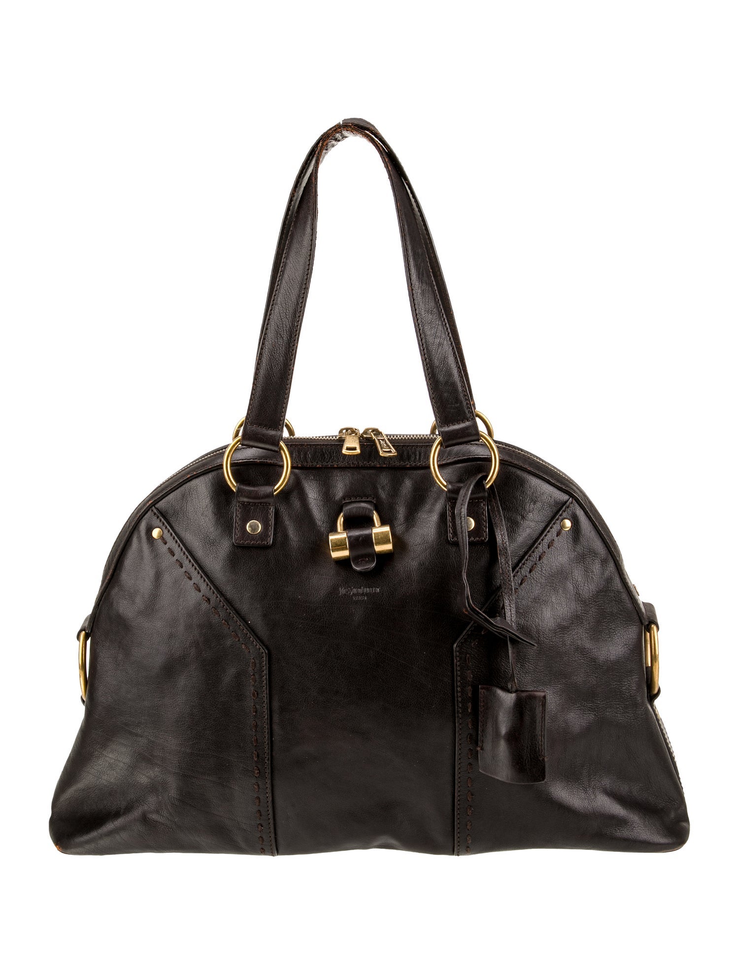 Yves Saint Laurent Rive Gauche Leather Shoulder Bag