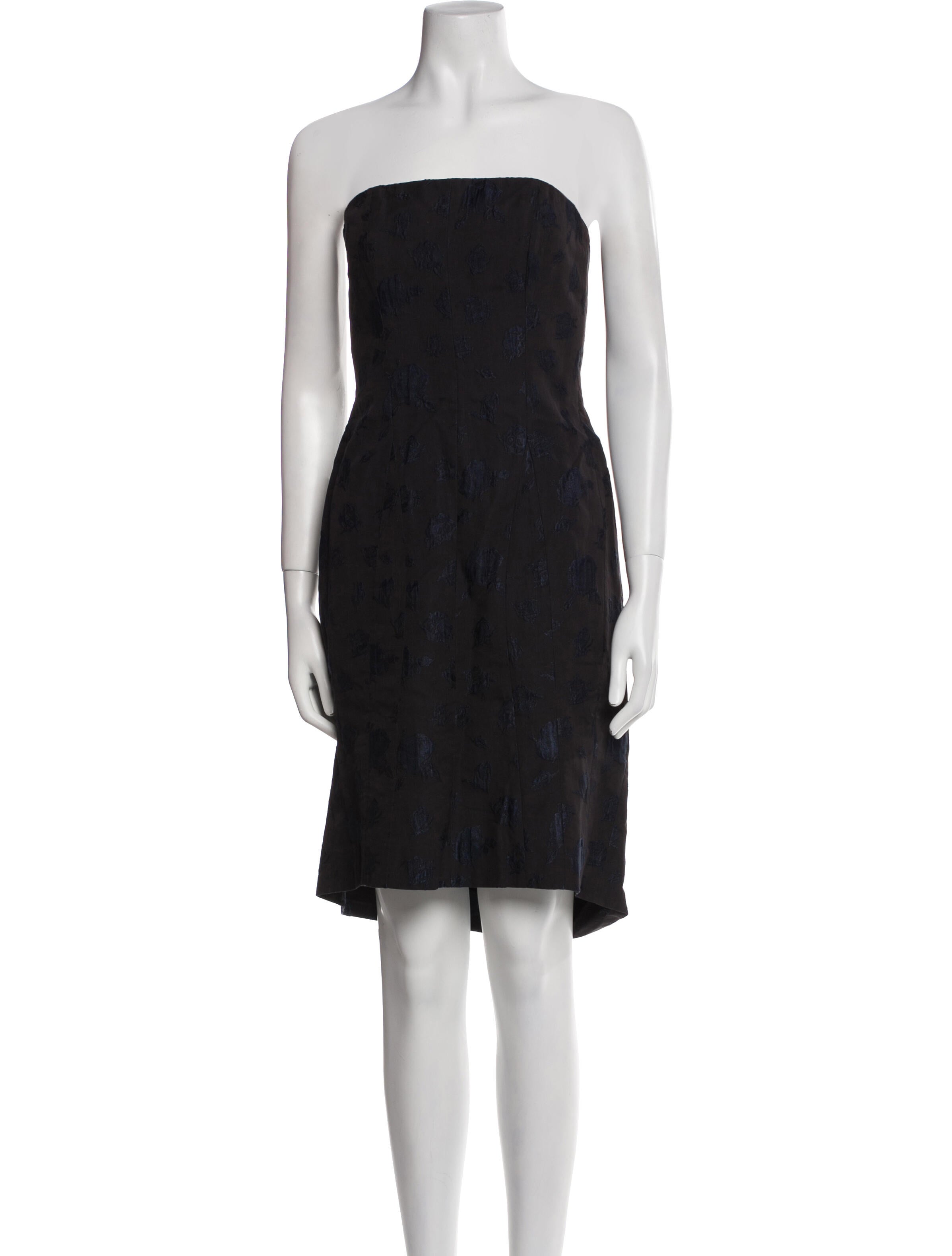 Yves Saint Laurent Strapless Mini Dress