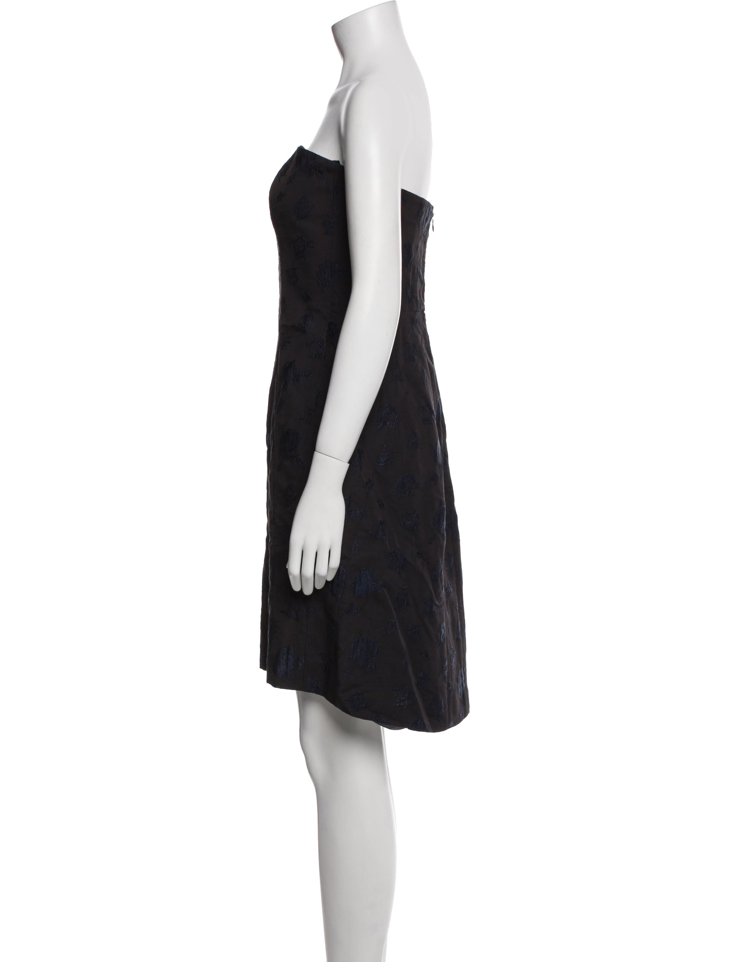 Yves Saint Laurent Strapless Mini Dress