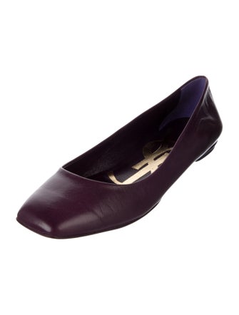 Yves Saint Laurent Leather Flats