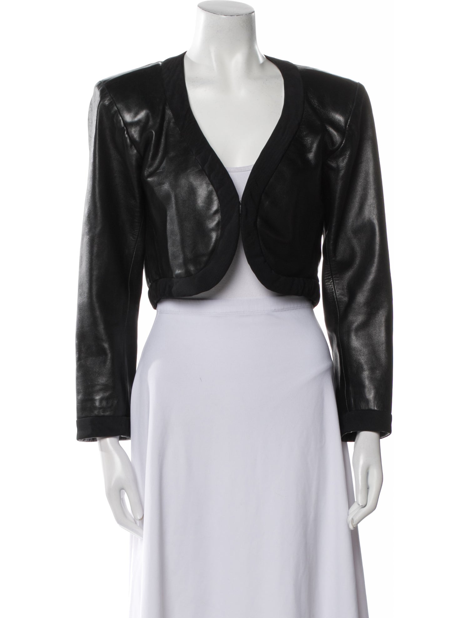 Yves Saint Laurent Vintage Leather Bolero