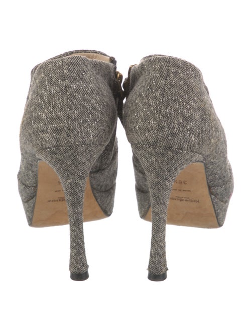 Yves Saint Laurent Wool Lace-Up Boots