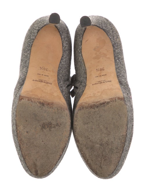 Yves Saint Laurent Wool Lace-Up Boots