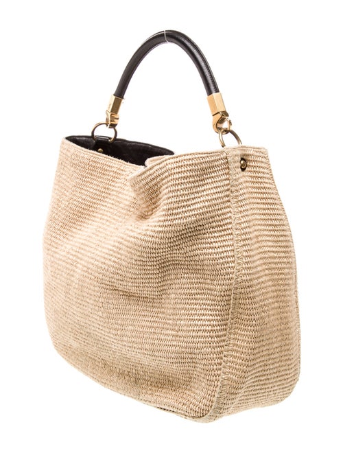 Yves Saint Laurent Raffia Hobo