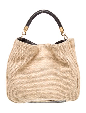Yves Saint Laurent Raffia Hobo