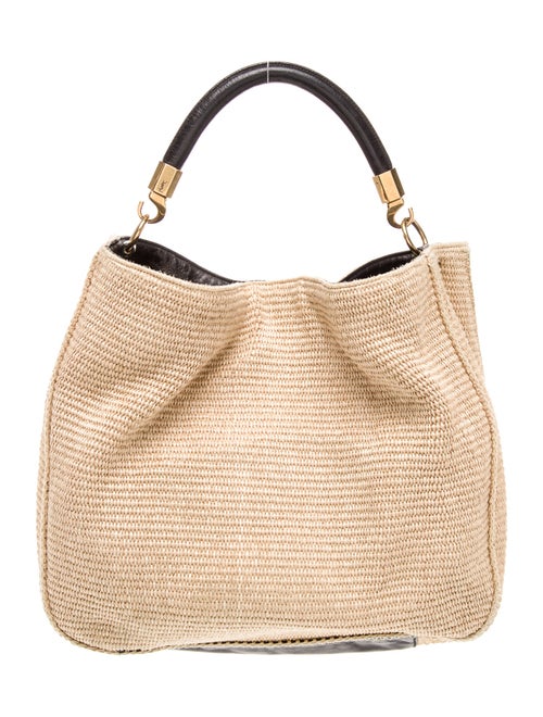 Yves Saint Laurent Raffia Hobo