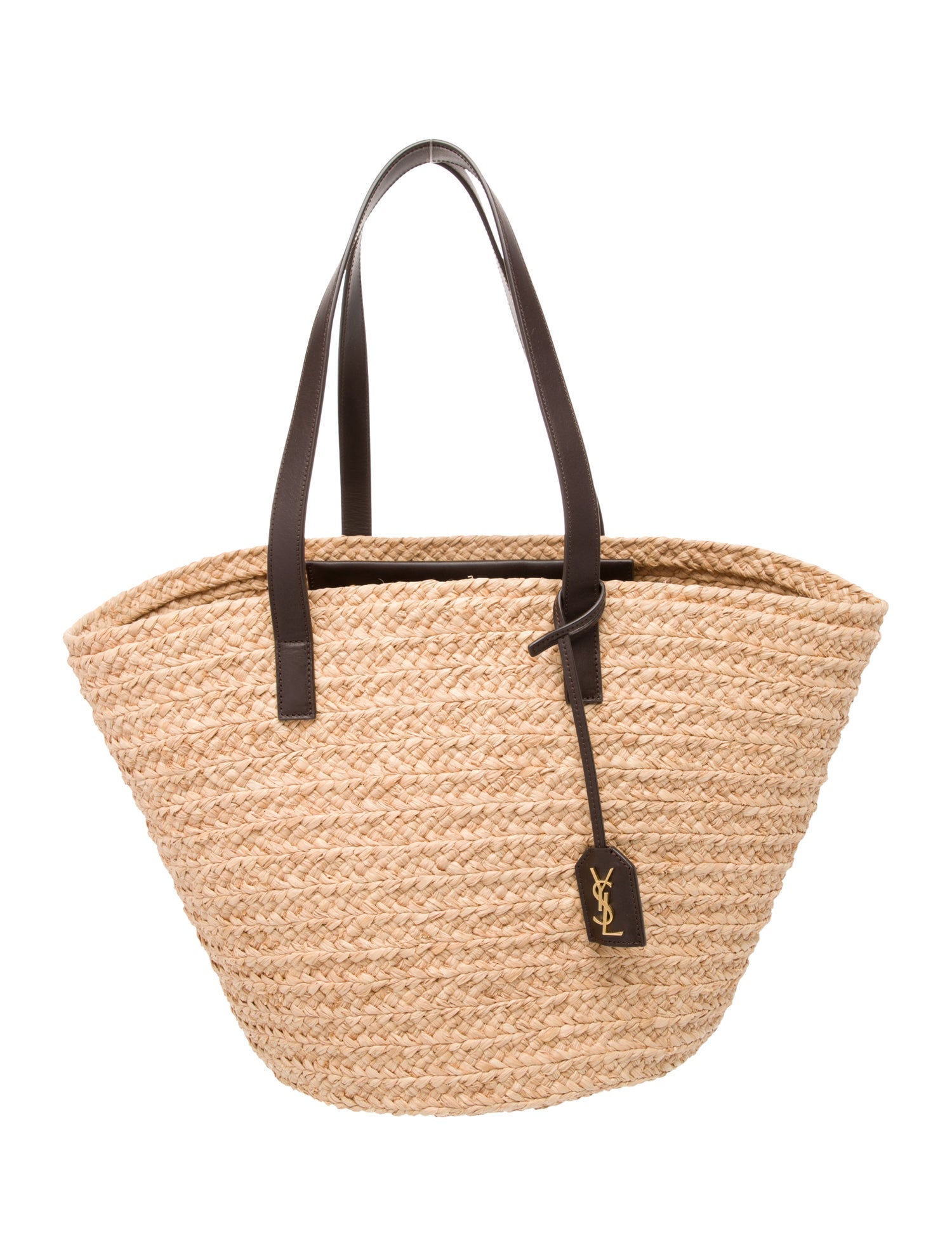 Saint Laurent Raffia Panier