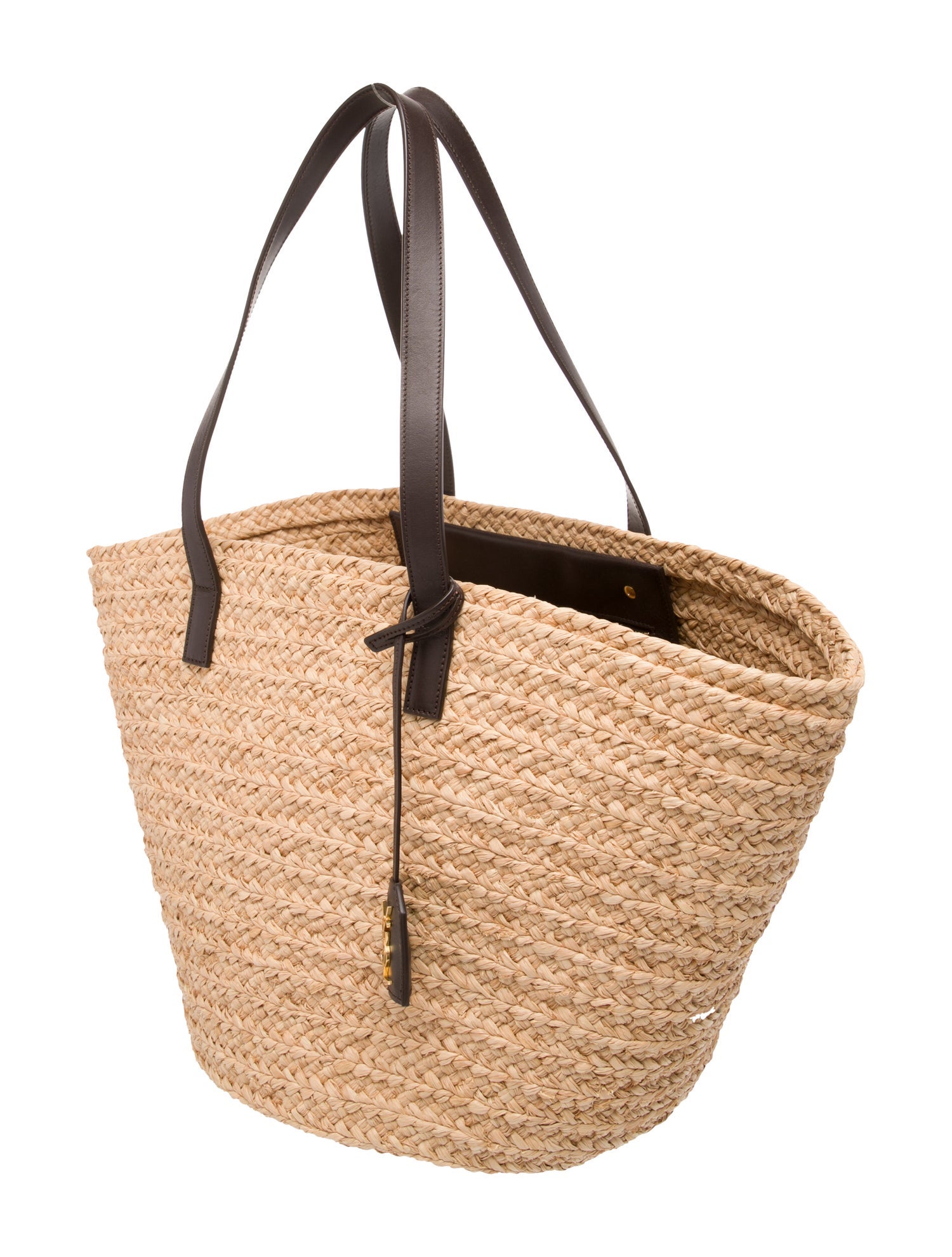 Saint Laurent Raffia Panier