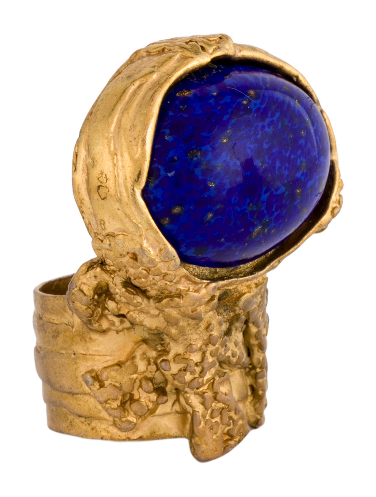 Yves Saint Laurent Glass Arty Cocktail Ring
