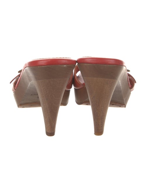 Yves Saint Laurent Leather Slides