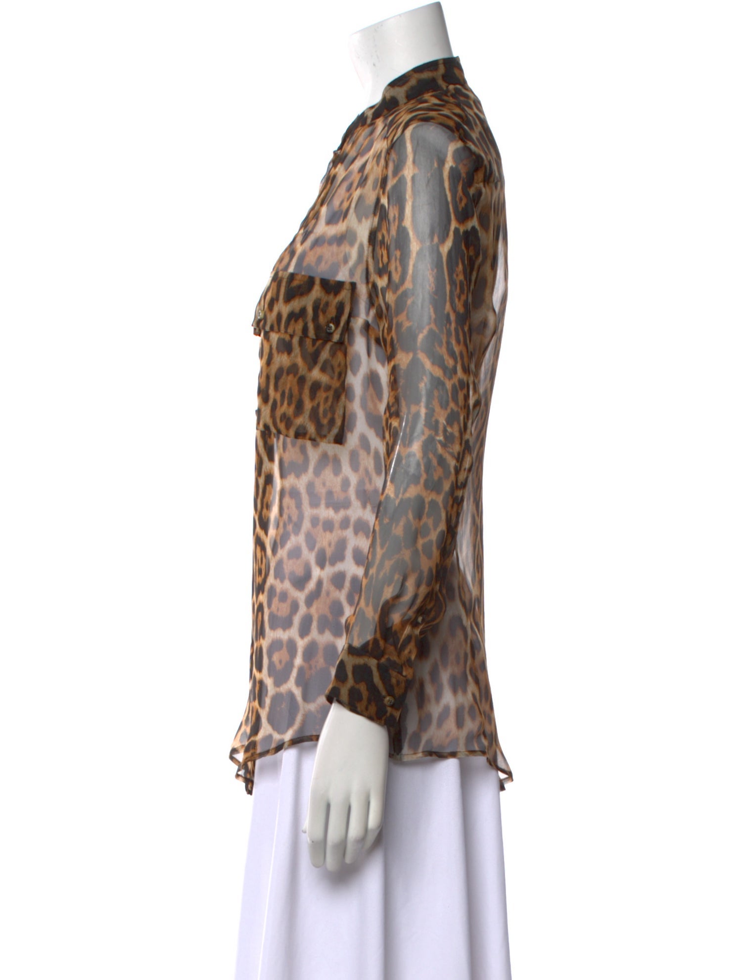 Yves Saint Laurent Rive Gauche Vintage 2002 Button-Up Top