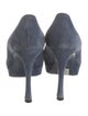 Yves Saint Laurent Suede Leather Trim Embellishment Pumps