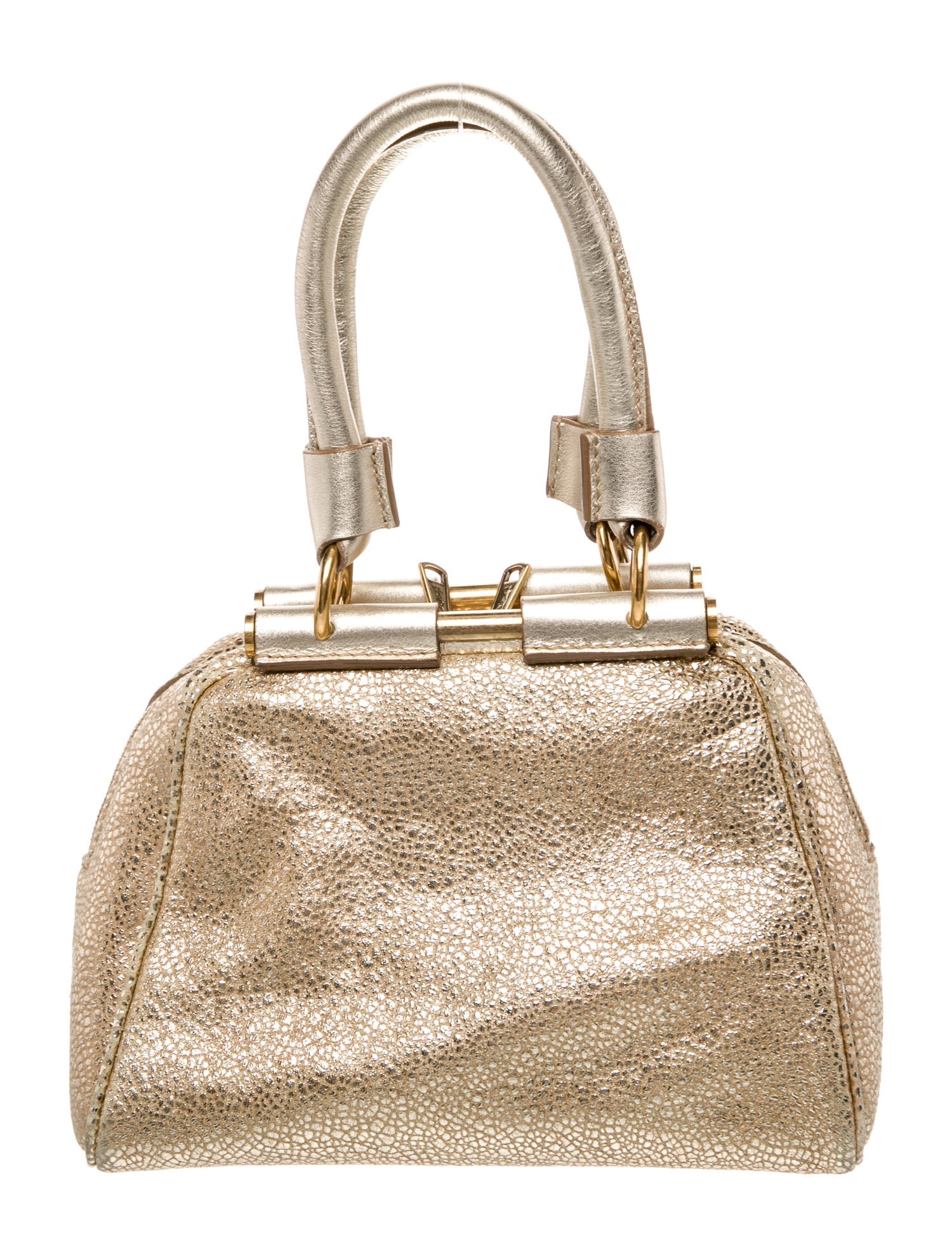 Yves Saint Laurent Leather Top Handle Bag Vintage