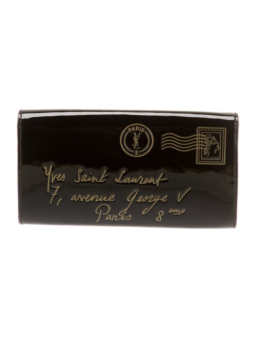 Yves Saint Laurent Rive Gauche Patent Leather Clutch