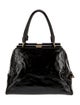 Yves Saint Laurent Patent Leather Top Handle Bag