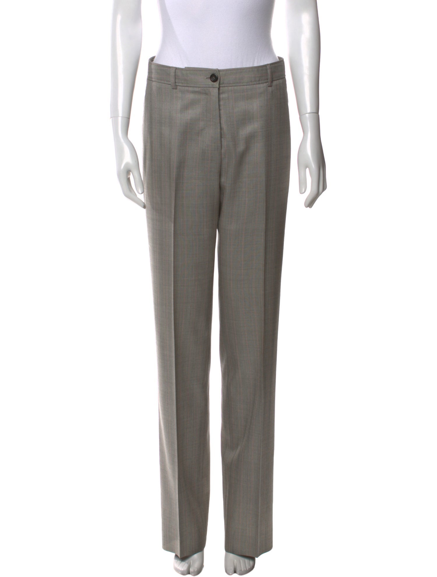 Yves Saint Laurent Straight Leg Pants