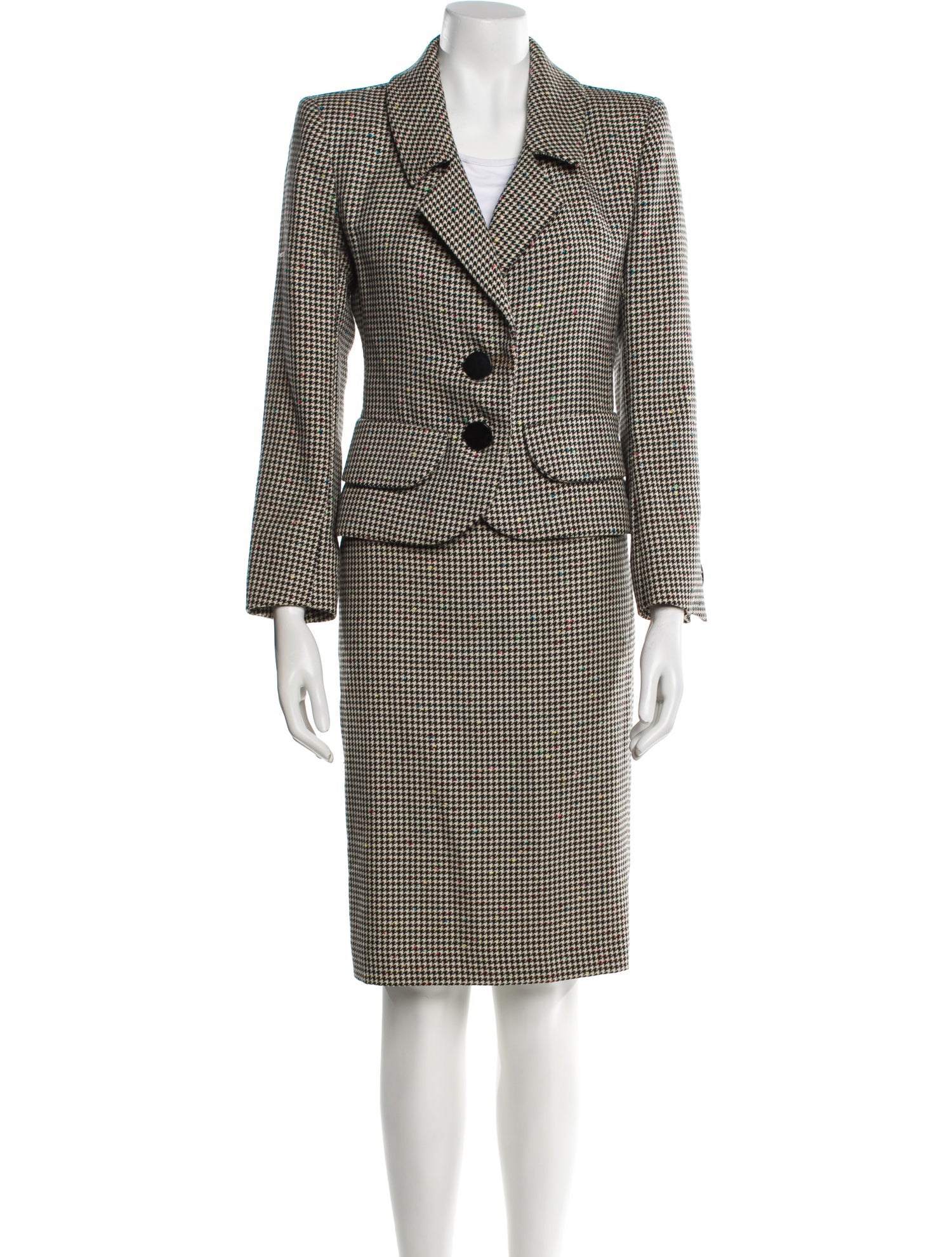 Yves Saint Laurent Vintage Wool Skirt Suit