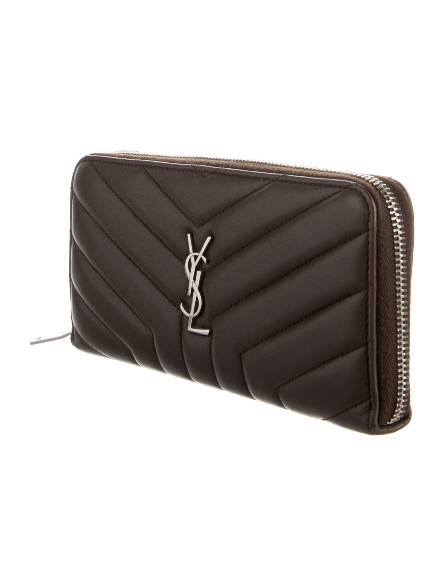 Yves Saint Laurent Leather Continental Wallet