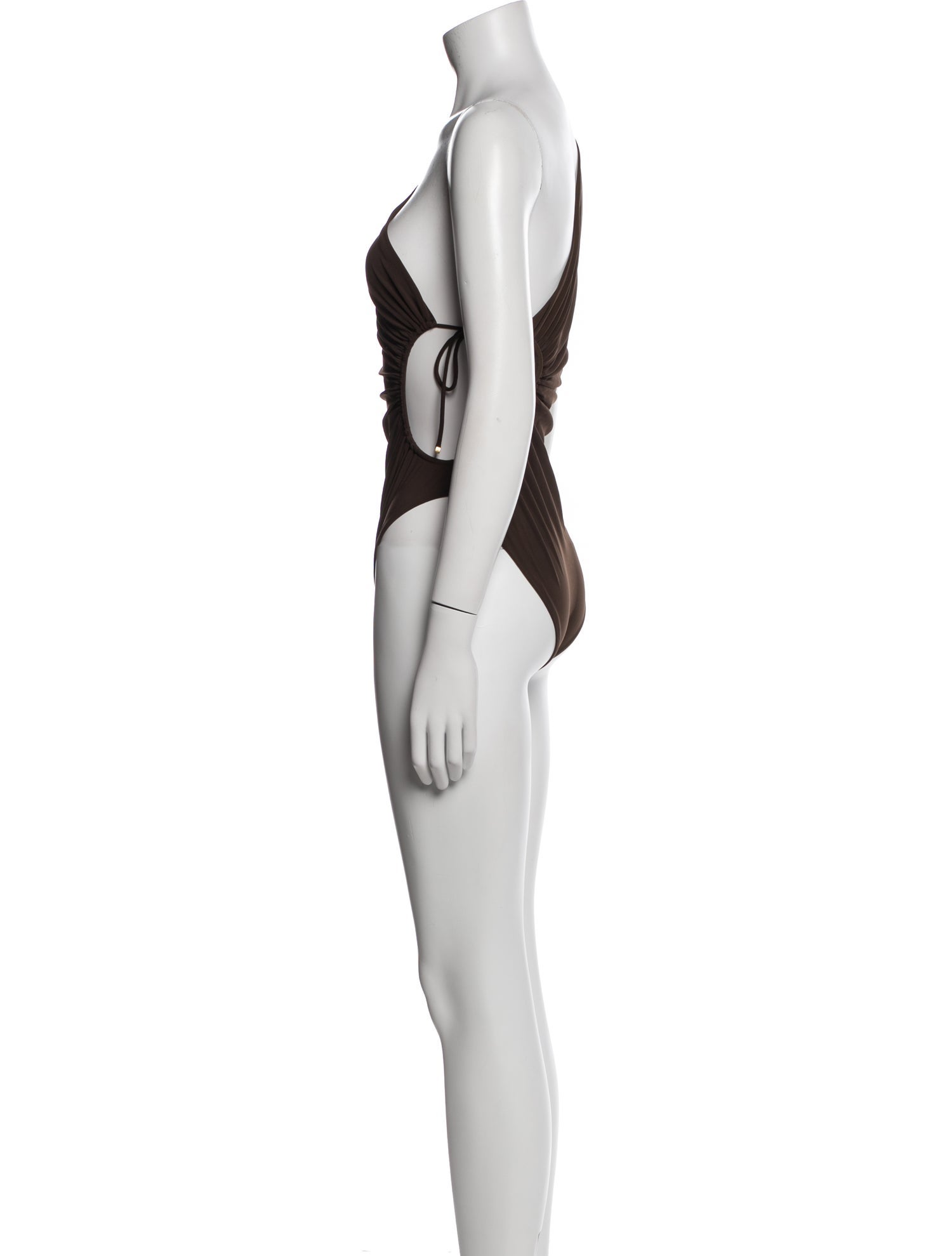 Saint Laurent 2024 Cutout Accent One-Piece w/ Tags