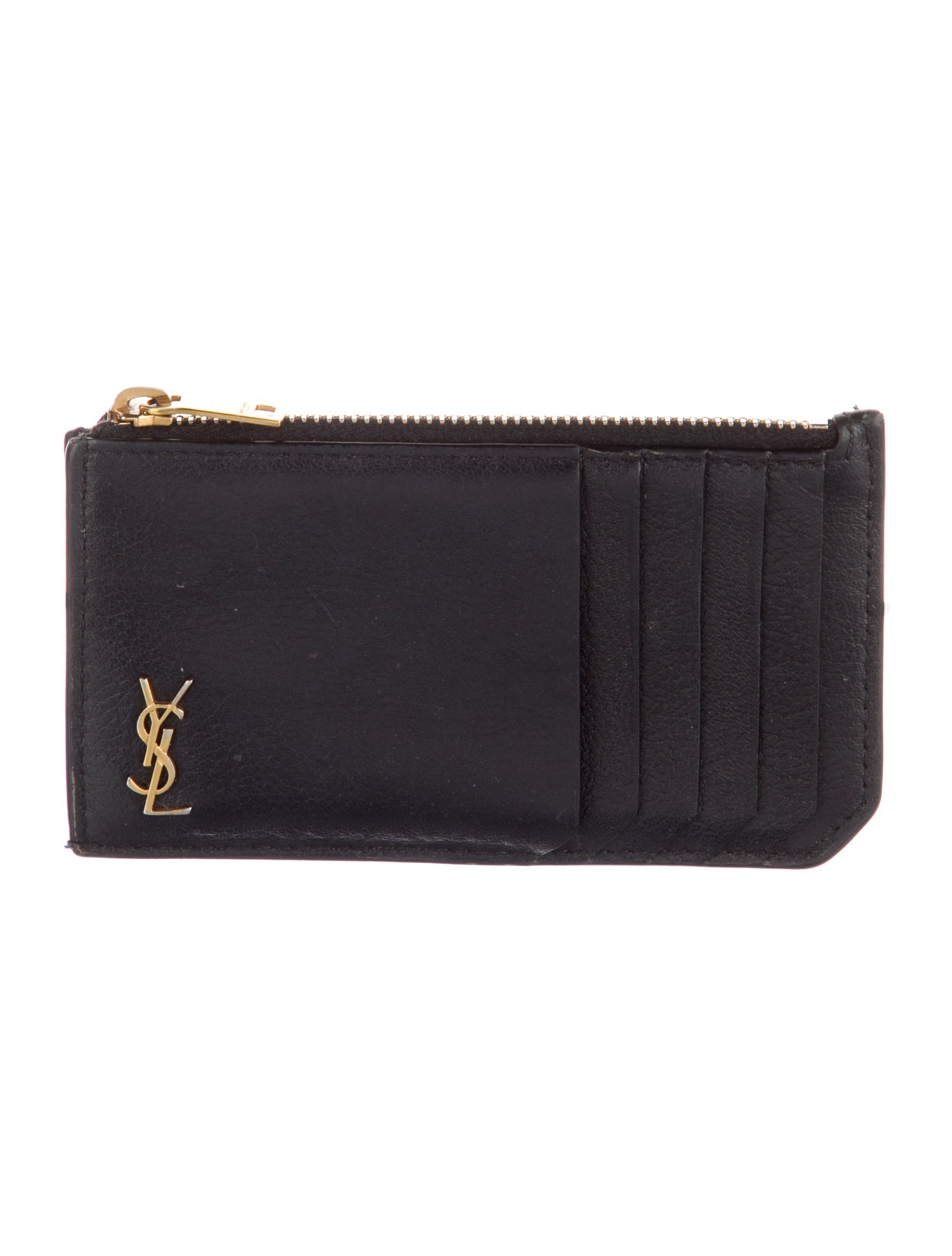 Yves Saint Laurent Leather Printed Wallet