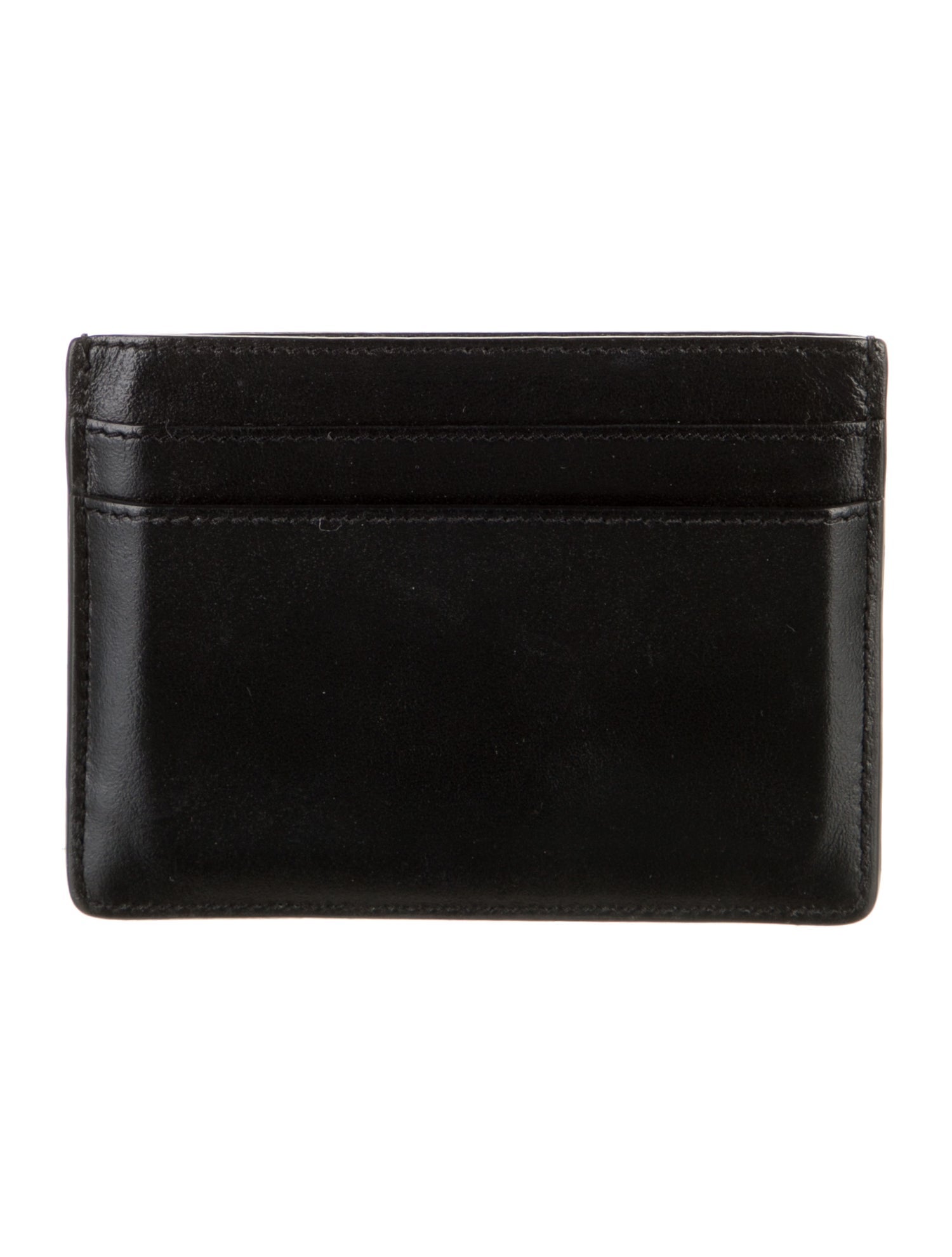 Yves Saint Laurent Leather Printed Card Holder