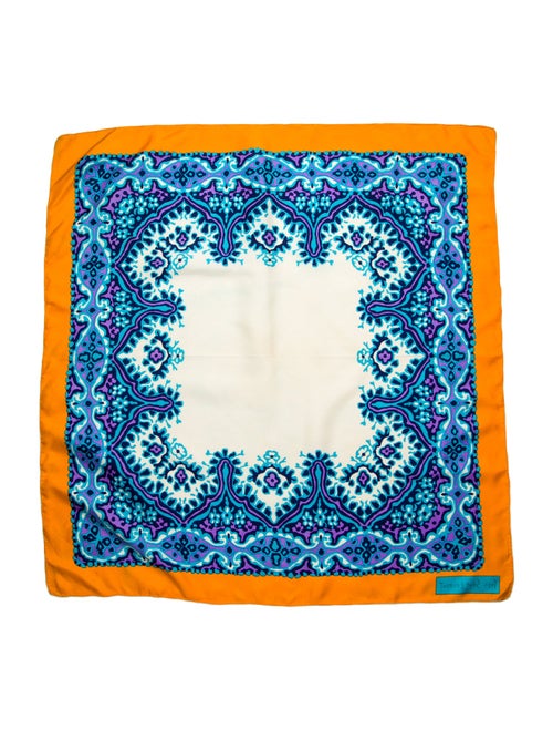 Yves Saint Laurent Silk Printed Scarf