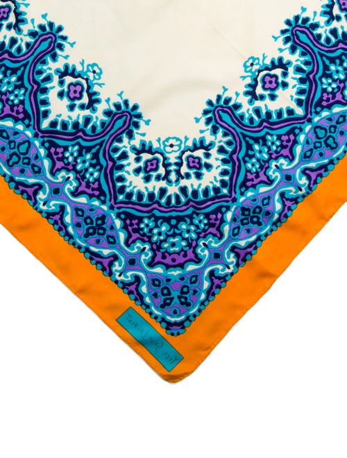 Yves Saint Laurent Silk Printed Scarf