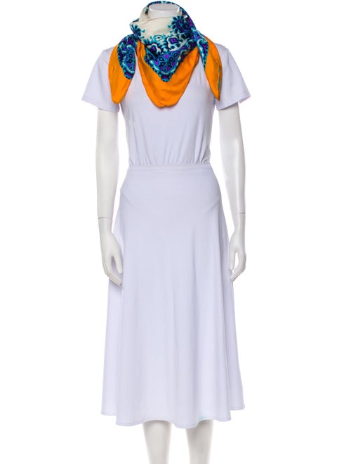 Yves Saint Laurent Silk Printed Scarf