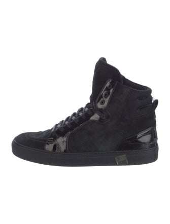 Yves Saint Laurent 2013 Suede Lace-Up Boots