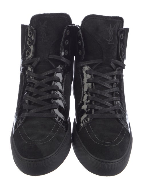 Yves Saint Laurent 2013 Suede Lace-Up Boots