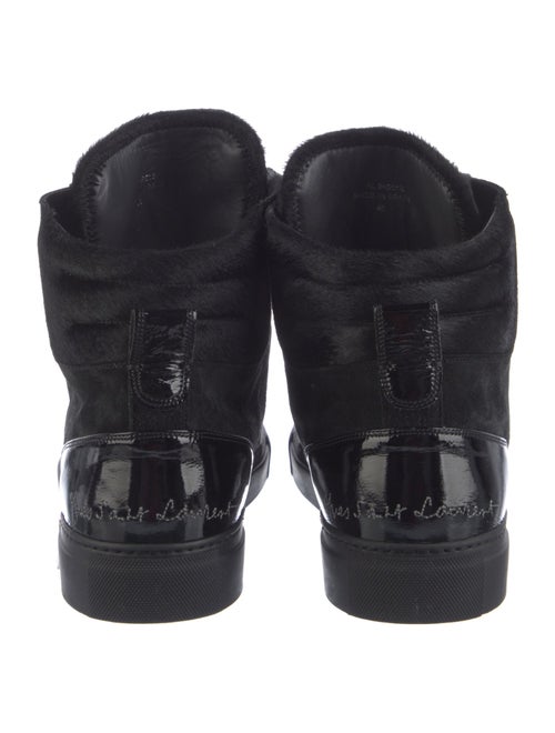 Yves Saint Laurent 2013 Suede Lace-Up Boots