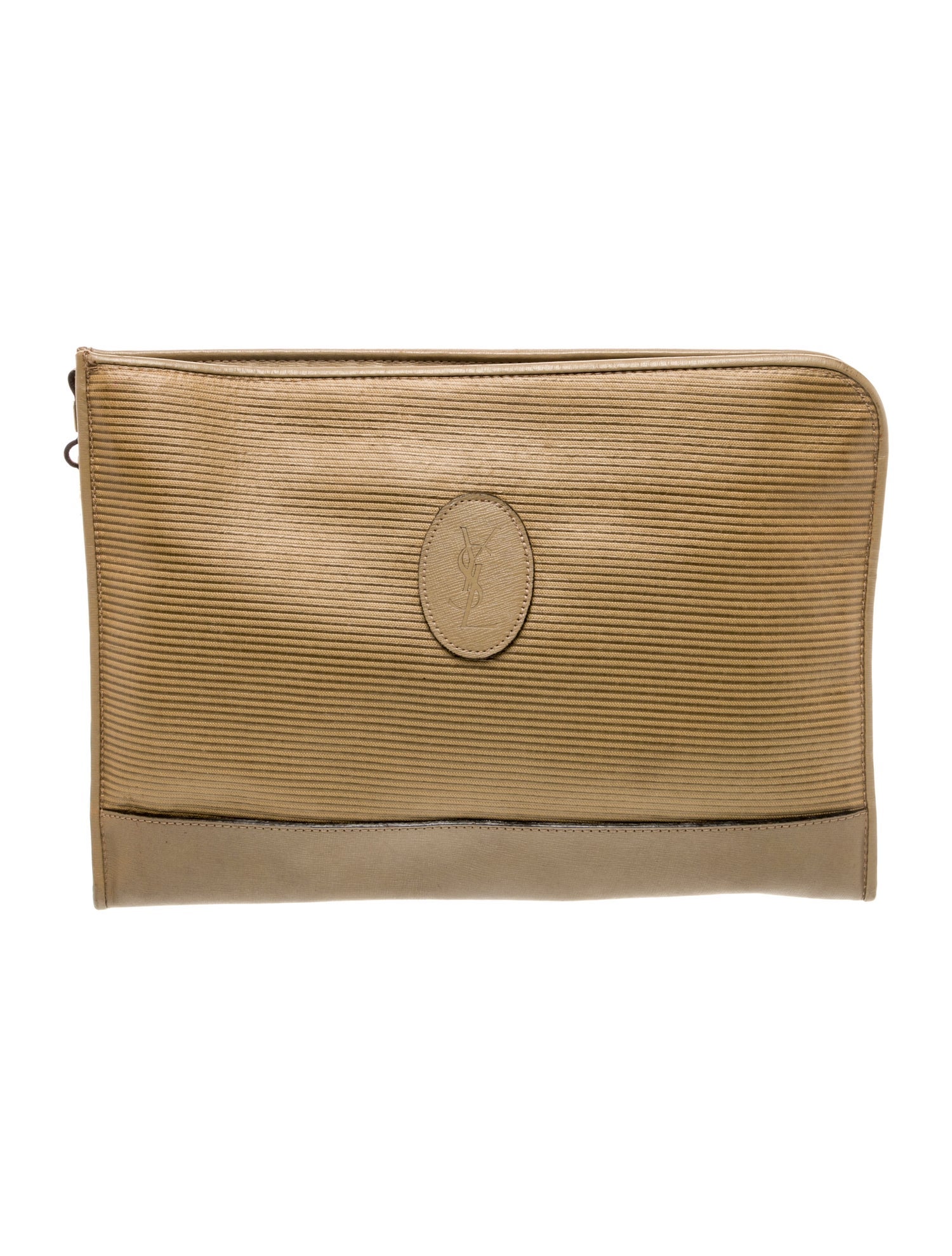 Yves Saint Laurent Leather Vintage Clutch Vintage