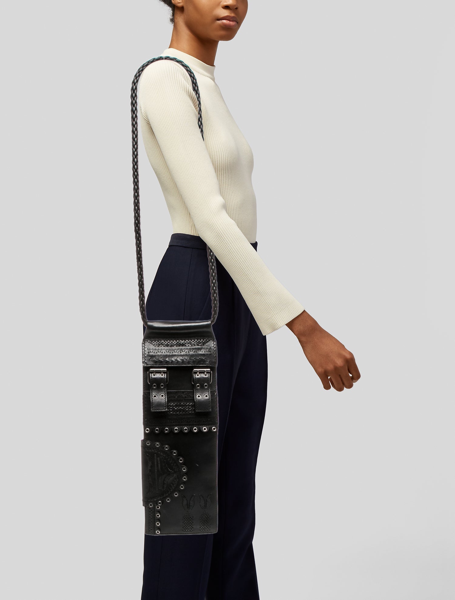 Yves Saint Laurent Leather Shoulder Bag Vintage