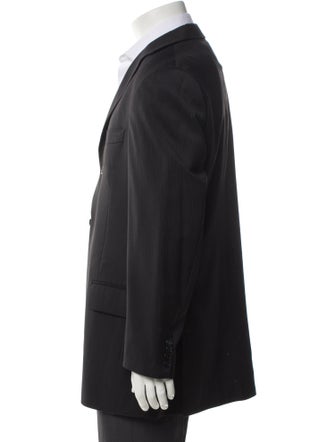 Yves Saint Laurent Virgin Wool Striped Blazer