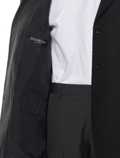 Yves Saint Laurent Virgin Wool Striped Blazer