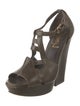 Yves Saint Laurent Leather T-Strap Pumps