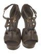 Yves Saint Laurent Leather T-Strap Pumps