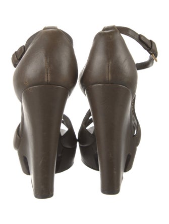 Yves Saint Laurent Leather T-Strap Pumps