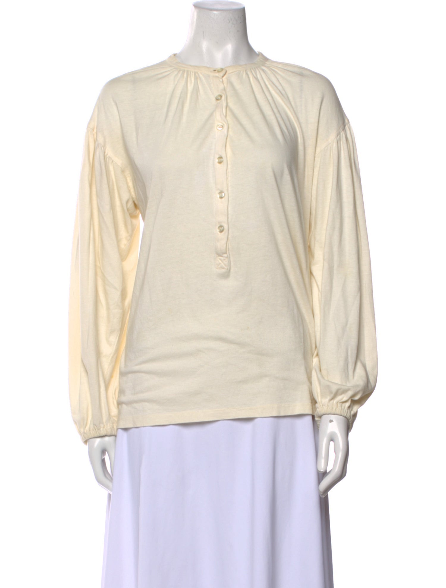 Yves Saint Laurent Crew Neck Long Sleeve Sweatshirt